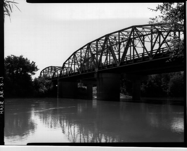 AR-8 Three-quarter view showing center span, looking southeast